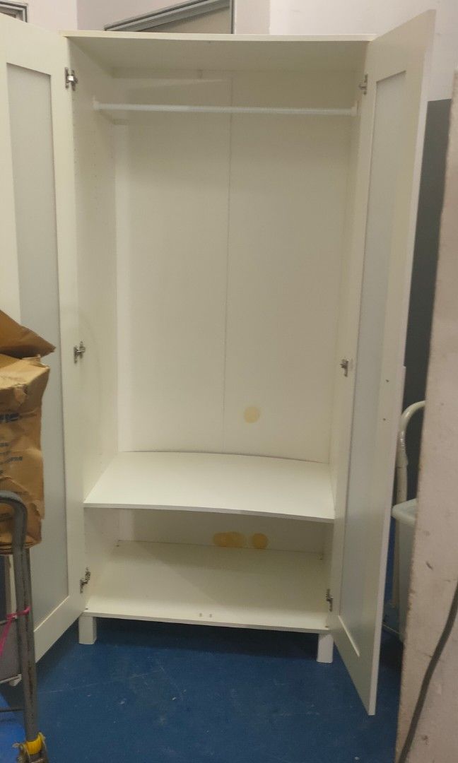 free delivery ikea 2 door wardrobe, Furniture & Home Living, Furniture