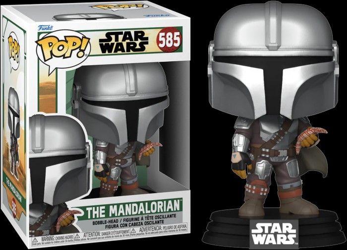 Funko Pop! Star Wars: The Book of Boba Fett - Cad Bane #580/Krrsantan #581/  Majordomo #582/Luke Skywalker with Grogu #583/Grogu with Armor #584/The