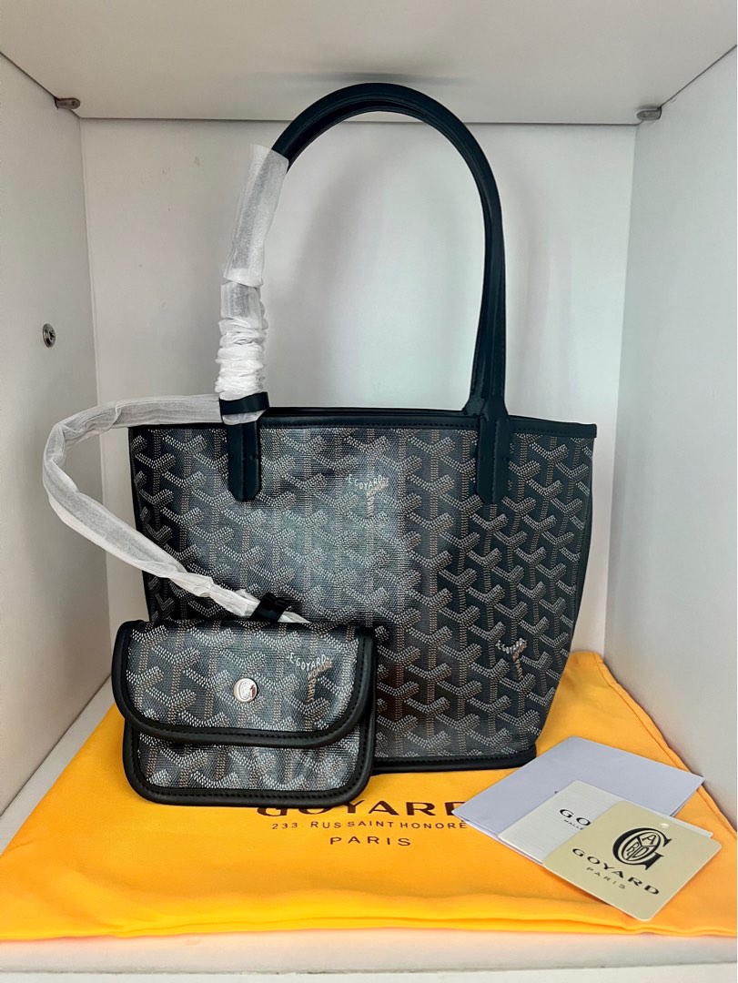 Goyard Mini Anjou New Black, Luxury, Bags & Wallets on Carousell