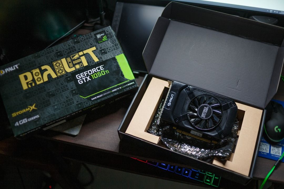 GTX 1050Ti 4GB Palit StormX Computers Tech Desktops on Carousell
