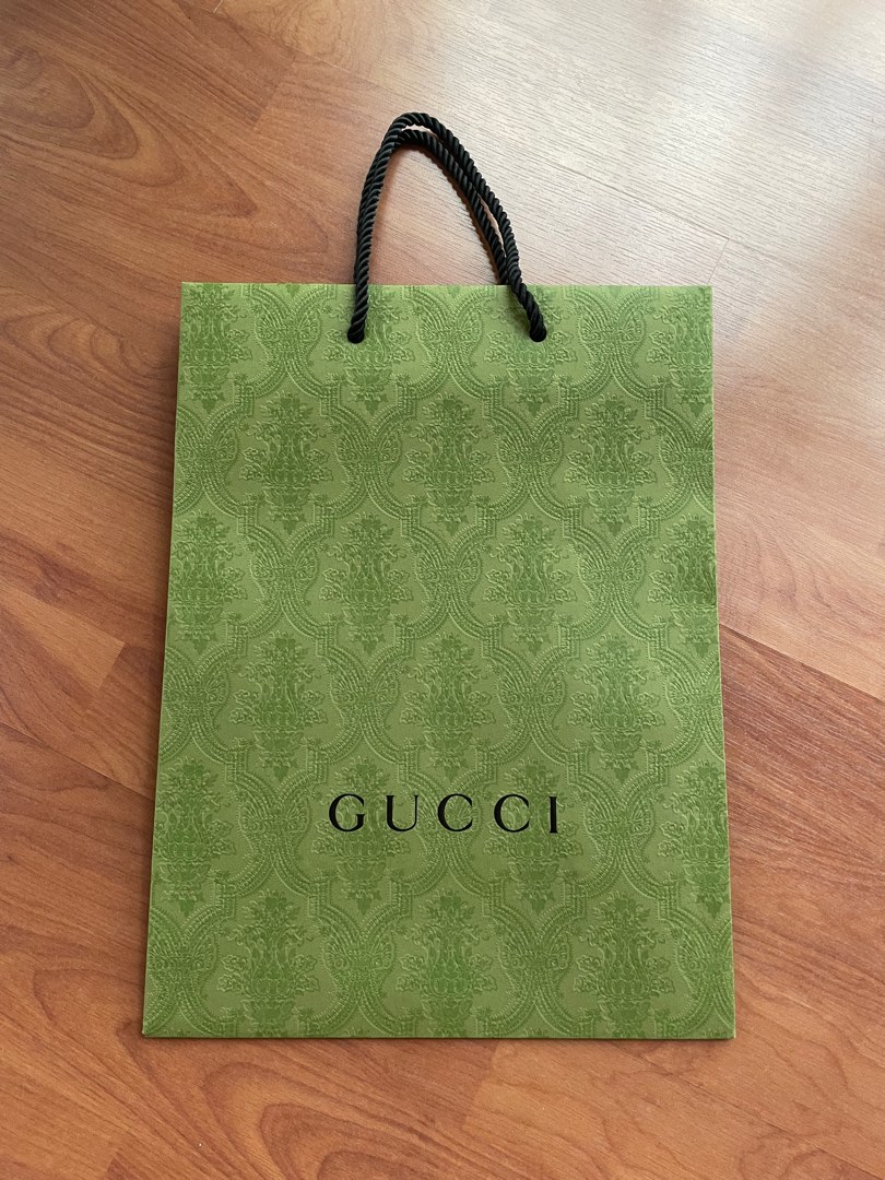 Gucci Paper Bag, Luxury, Accessories on Carousell