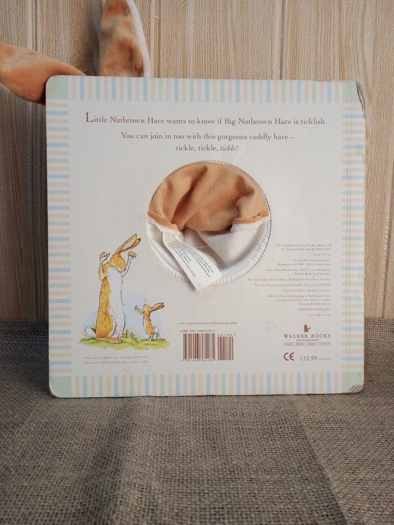 Guess How Much I Love You One More Tickle Boardbook Hand Puppet Buku