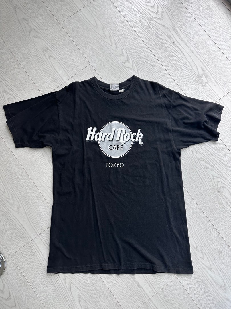 HARD ROCK CAFE Narita Tokyo Collection Illustration Tee Shirt Top Goth Metal Guitar main image 0