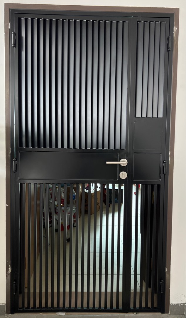 HDB Mild Steel Privacy Gate (cat friendly) NETT PRICE No GST