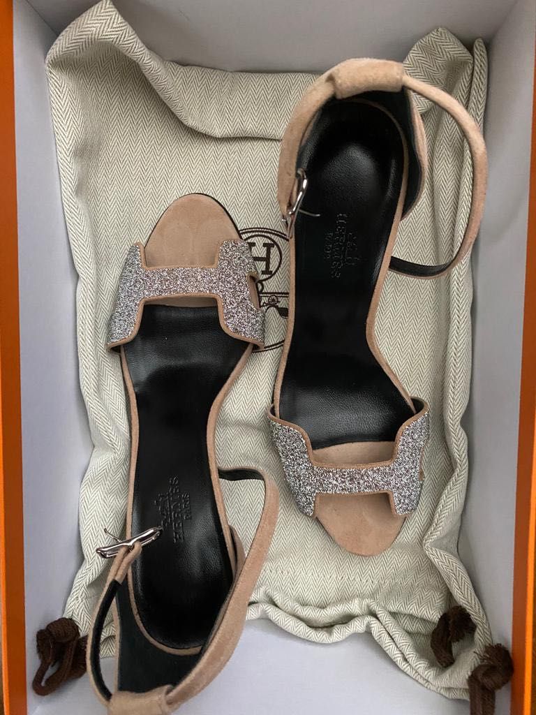 Hermes premiere 70 sandals in crystal details Luxury Sneakers
