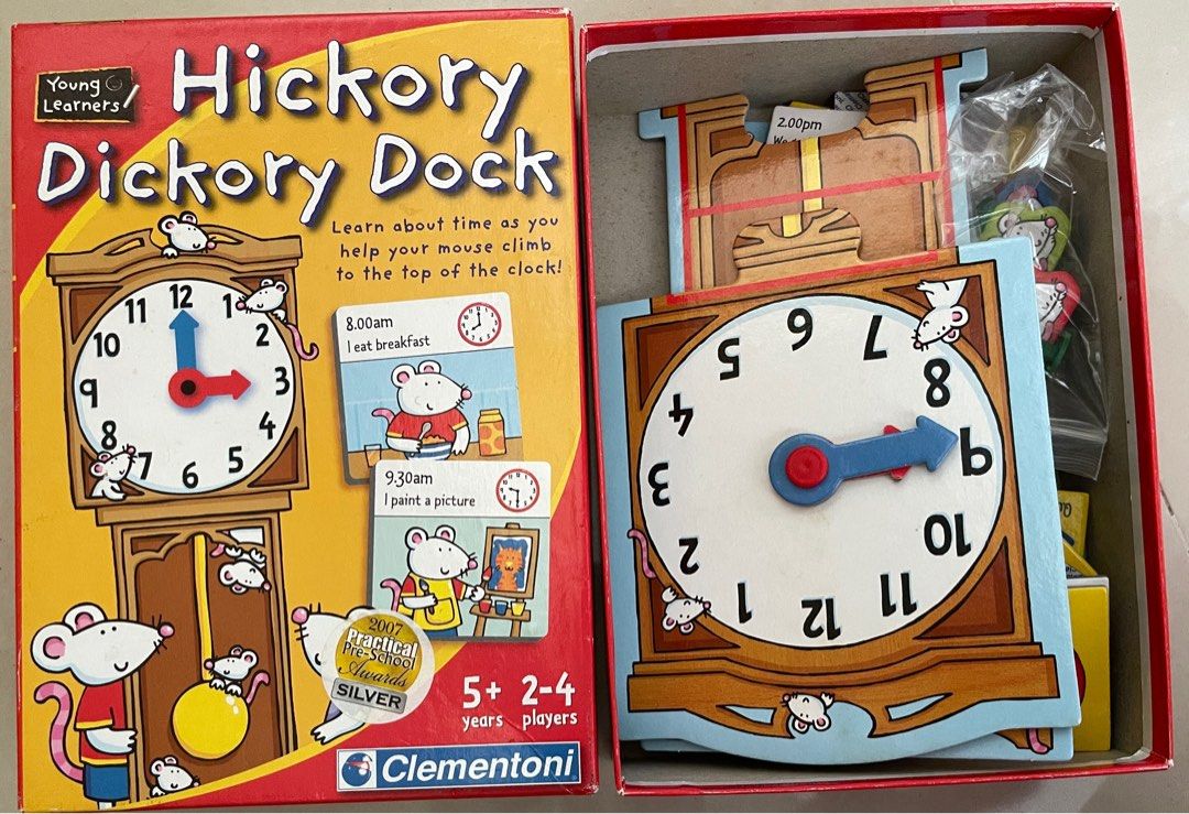 Hickory Dickory Dock Clementori kids game, Hobbies & Toys, Toys & Games