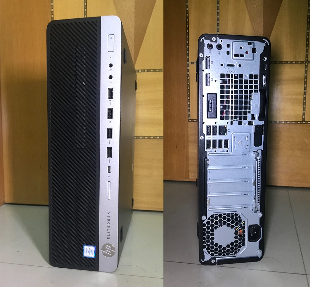 HP 800 G4 SFF，Intel i7-8700 CPU，16G Ram，512GB NVME