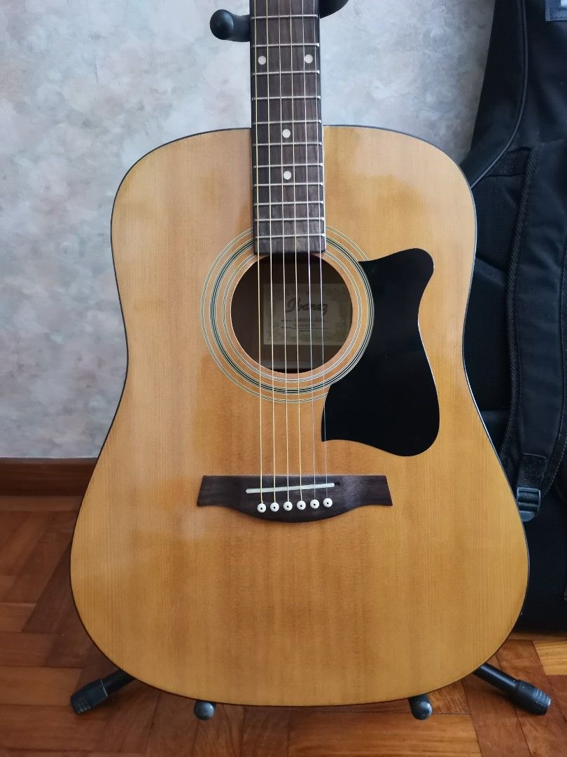 Ibanez Acoustic Guitar, Hobbies & Toys, Music & Media, Musical ...