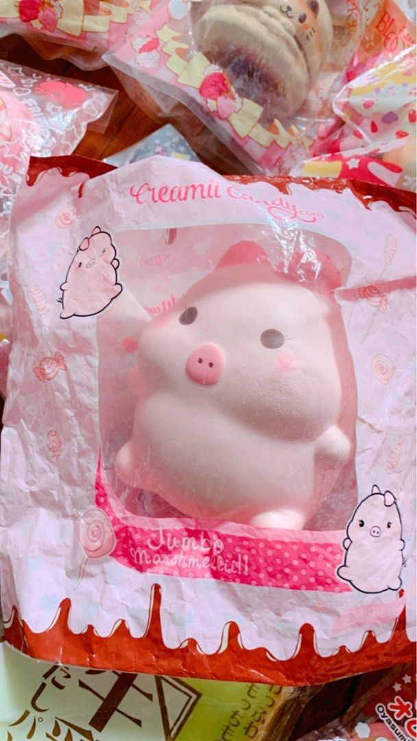 Marshmallow pig clearance squishy for sale