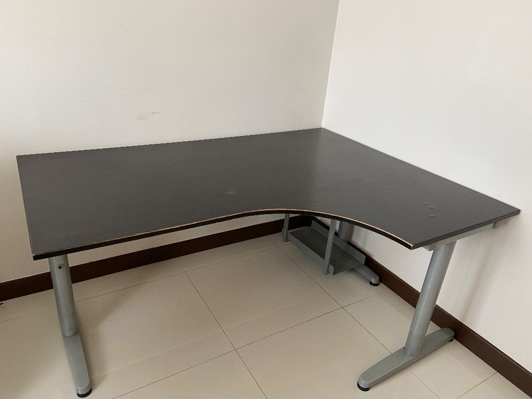 IKEA Galant Right Corner Desk/Table, Furniture & Home Living, Furniture