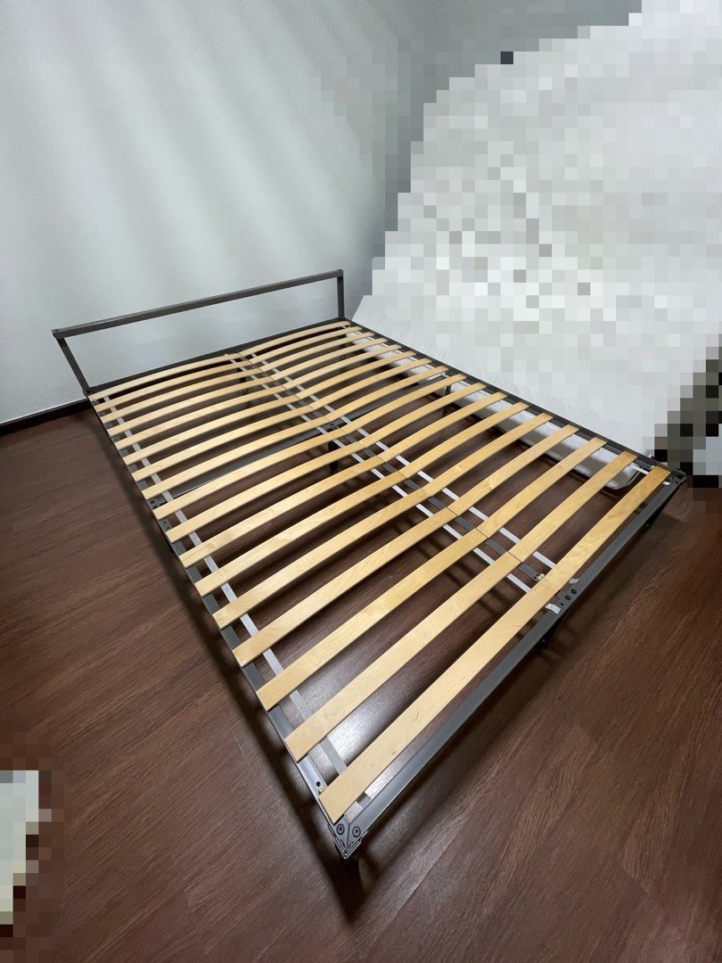 IKEA Grimsbu Queen bed Frame + Slate, Furniture & Home Living