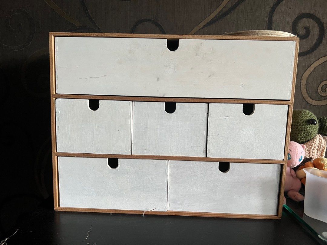MOPPE Mini chest of drawers, birch plywood, 42x18x32 cm (16
