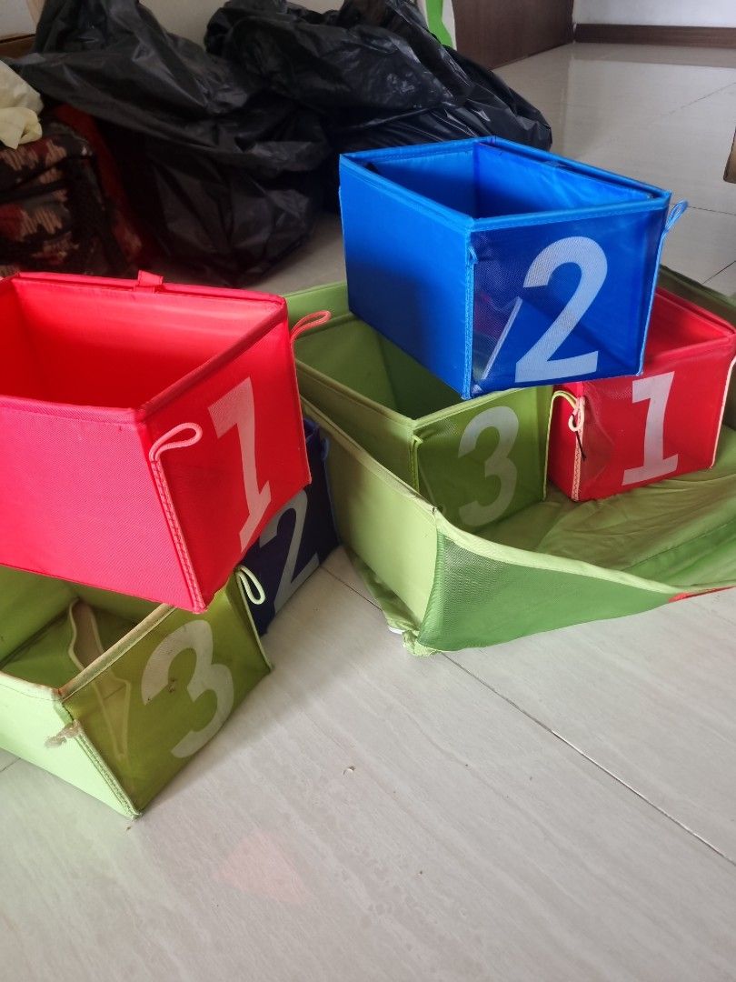 Ikea Soft Storage boxes, Furniture & Home Living, Home Improvement