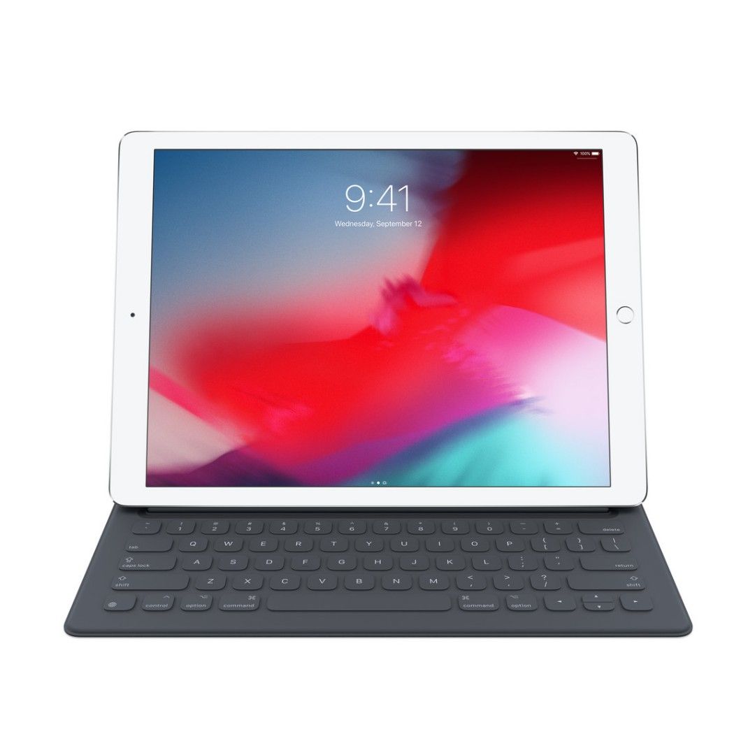 iPad Smart Keyboard (Category: Computer Keyboard) located in Antipolo. Submitted by trish.0811 (Listing ID 1205051587, Image 1). Description: Price is still negotiable!!! Quality: 10/10, lightly used Specifics: Black Color, Compatibility is in the images, Legit product RFS: I wanted a different keyboard. Includes: Original Packaging Original Price: P9600.00.