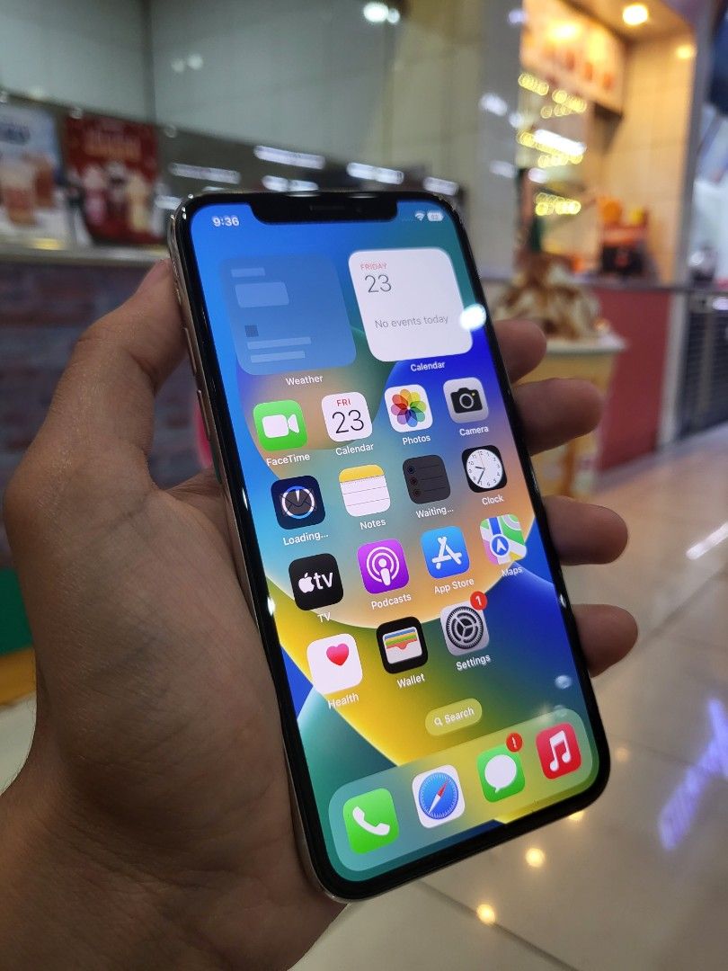 Iphone x 64gb silver from globe with box same imei, Mobile Phones & Gadgets, Mobile Phones