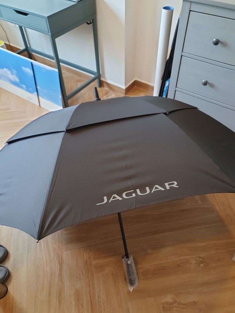 Jaguar Golf umbrella, about 47", Hobbies & Toys, Travel, Umbrellas on Carousell
