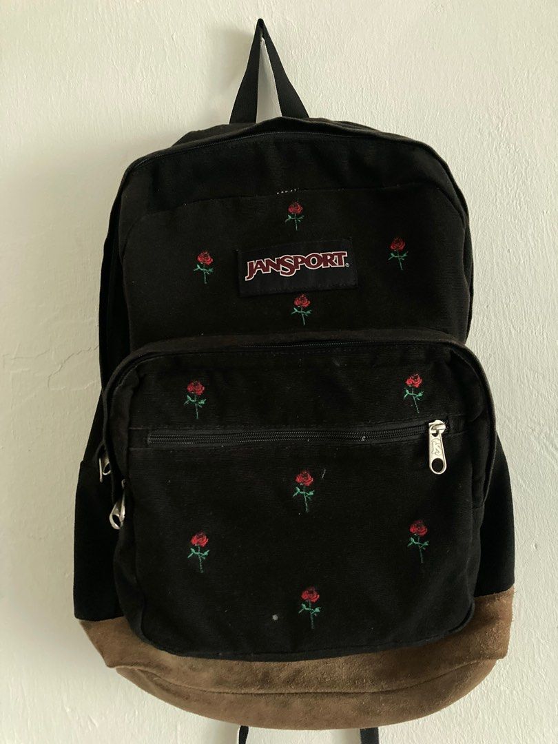 Jansport store embroidered roses