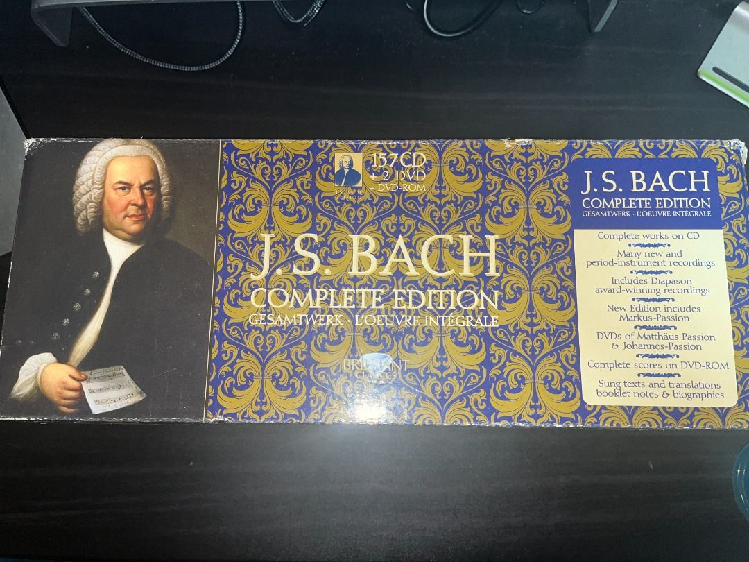 Johann Sebastian Bach-complete Edition 157 Cd's 2dvd and Factory, 興趣及遊戲 ...