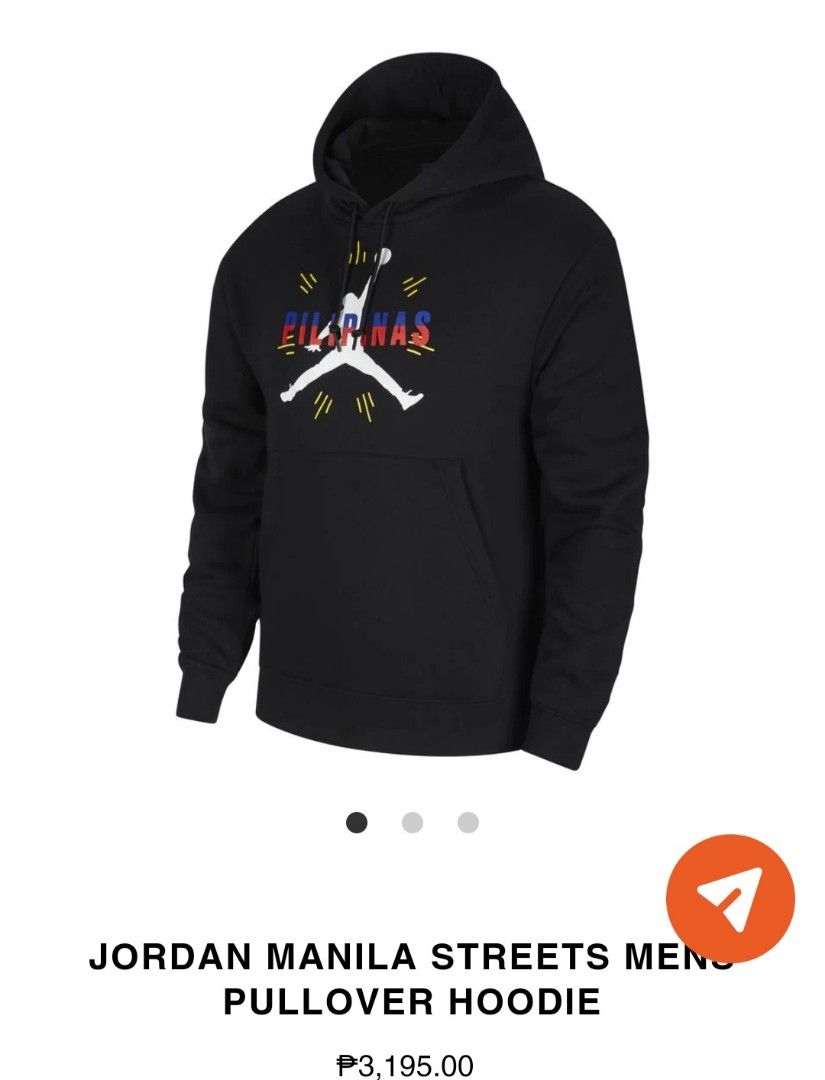 Jordan manila streets hoodie, Men's Fashion, Coats, Jackets and