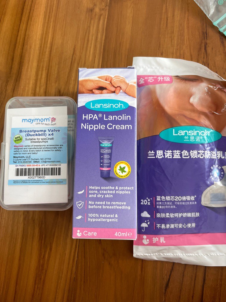 Lansinoh nipple cream microwave steam steriliser bag breast pump