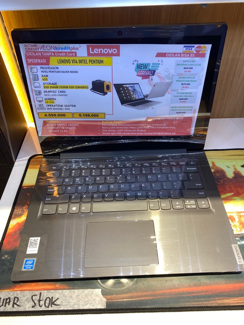 Lenovo V14 Pentium Silver Bisa Cicilan Gan DP MULAI Dari 0%, Elektronik ...