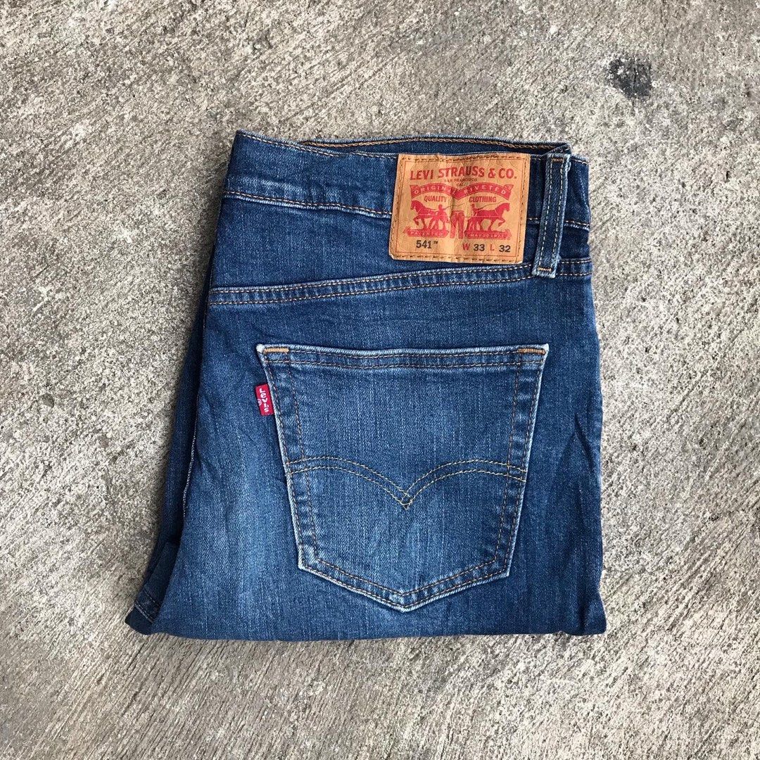 Levis jeans 541 size 33 denim selvedge warngler lee uniqlo zara
