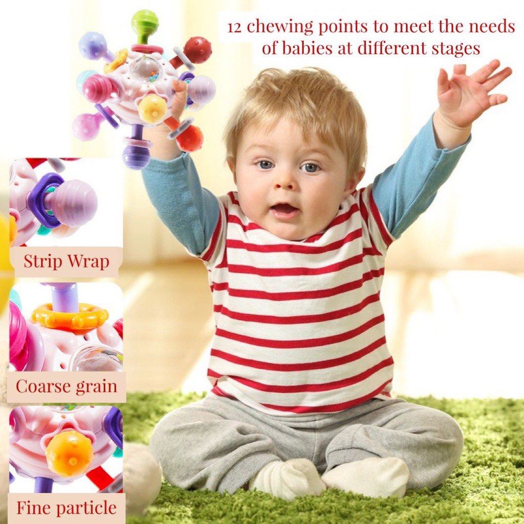 [LOCAL SELLER]Baby Teething Toys Manhattan Toy Manhattan Ball Rattle