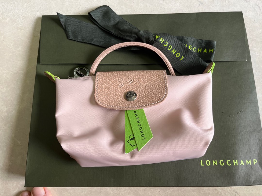 Longchamp Le Pliage Pouch Bag in Pink