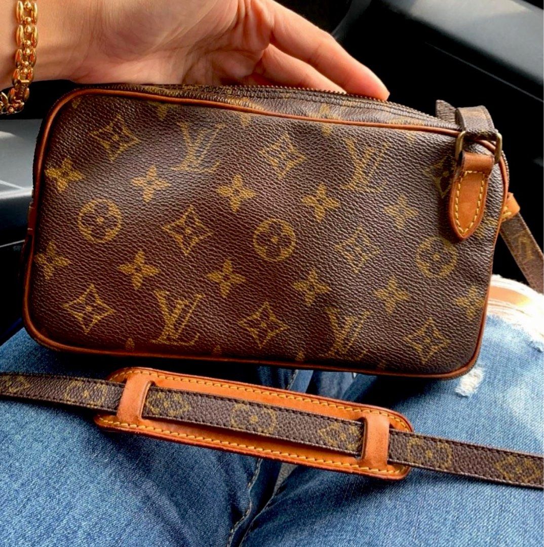 Authentic Louis Vuitton Marly pochette LV bandouliere sling cross body bag,  Luxury, Bags & Wallets on Carousell