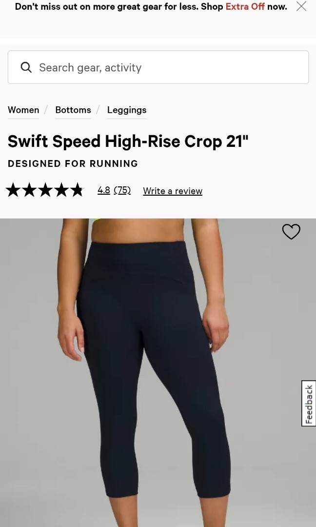 Tightest Stuff Reflective High-Rise Tight 25 True Navy, Women's Fashion,  Activewear on Carousell