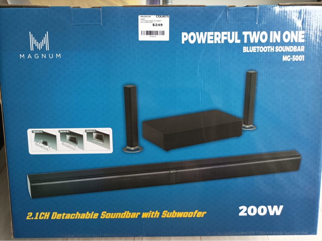 Magnum Wireless Soundbar, TV & Home Appliances, TV & Entertainment ...