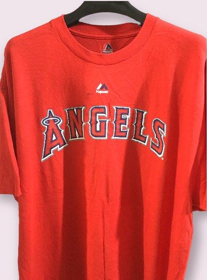 MLB ANGELS MAJESTIC JERSEY UNISEX, Men's Fashion, Tops & Sets, Tshirts &  Polo Shirts on Carousell