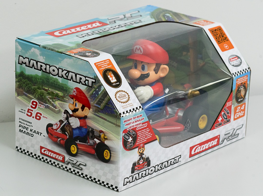 Mario Kart Pipe Kart Carrera RC 1:18 Scale , Hobbies & Toys, Toys &  Games on Carousell