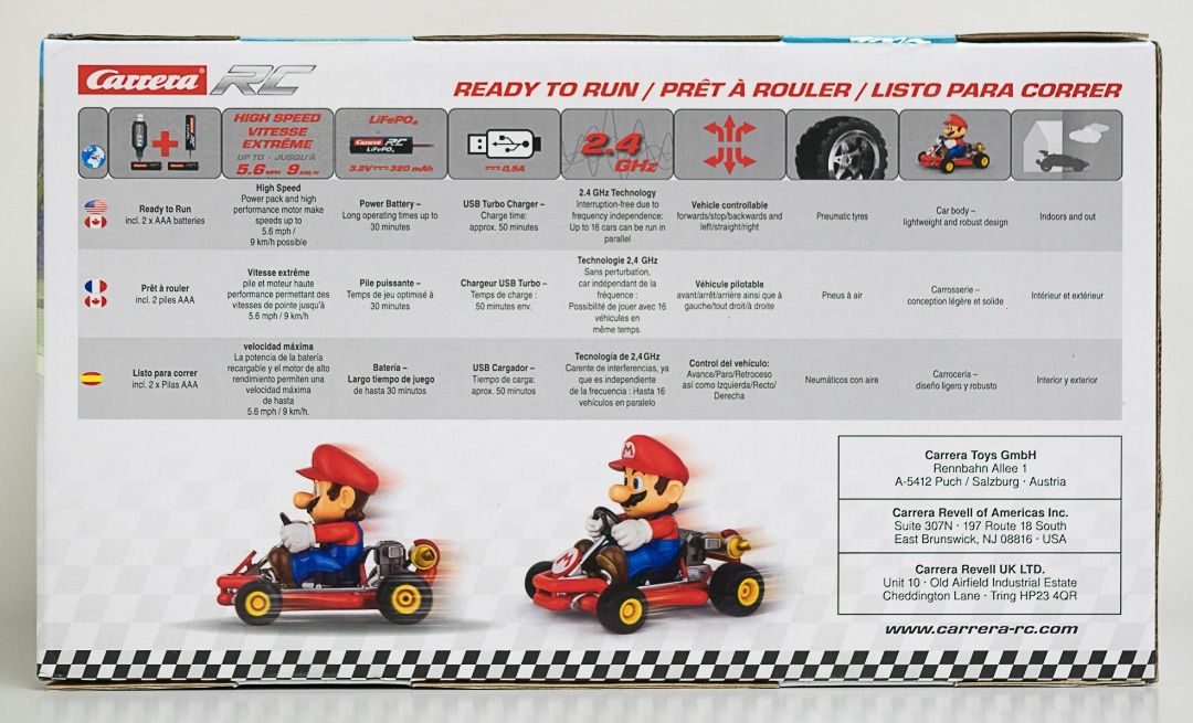 Mario Kart Pipe Kart Carrera RC 1:18 Scale , Hobbies & Toys, Toys &  Games on Carousell