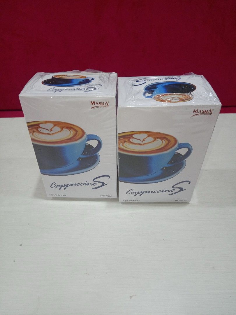 Masha CappuccinoS Coffee Diet 20g x 15 sachets, kopi cappucino diet