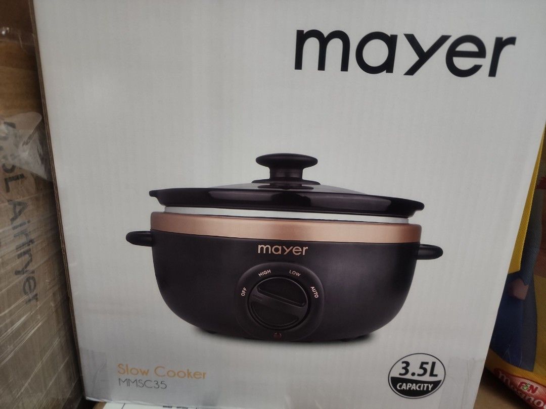 Mayer 3.5L Electric Slow Cooker MMSC35, TV & Home Appliances, Kitchen