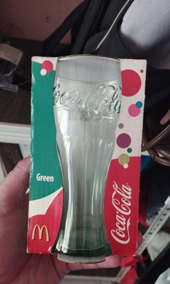 MCDONALD COCA COLA GLASS, Hobbies & Toys, Collectibles & Memorabilia