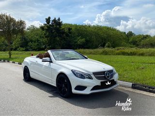 Mercedes E200 Cabriolet for Wedding and Special Event Rental