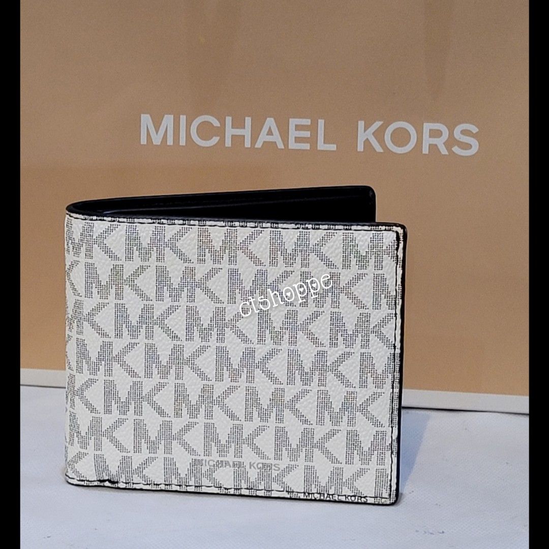 Michael Kors Mens wallet with compact ID Black from USA Mens Fashion  Watches  Accessories Wallets  Card Holders on Carousell