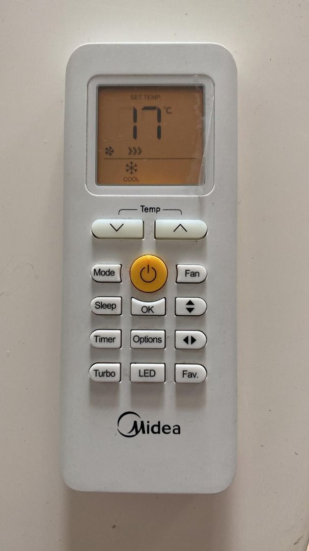 Midea Portable Aircon 9000BTU hands free with Remote MPPF-09CRN1,White ...