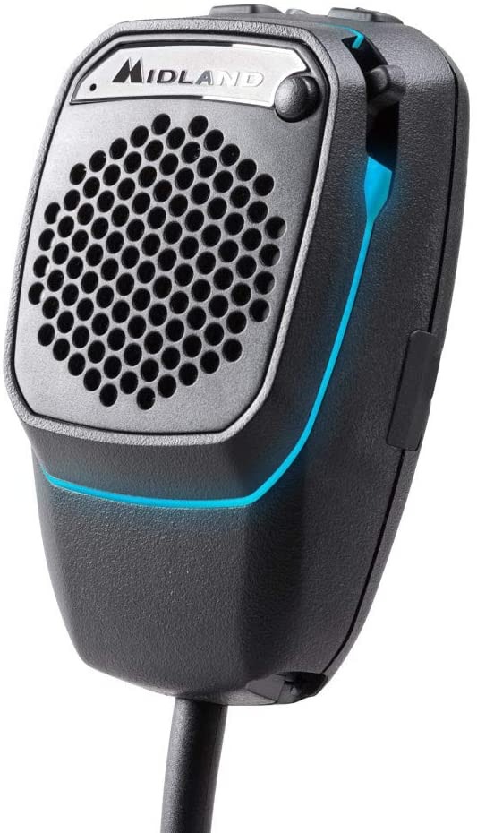Midland Dual Mike Digital Bluetooth CB Microphone Pre-Amplified with 4 ...