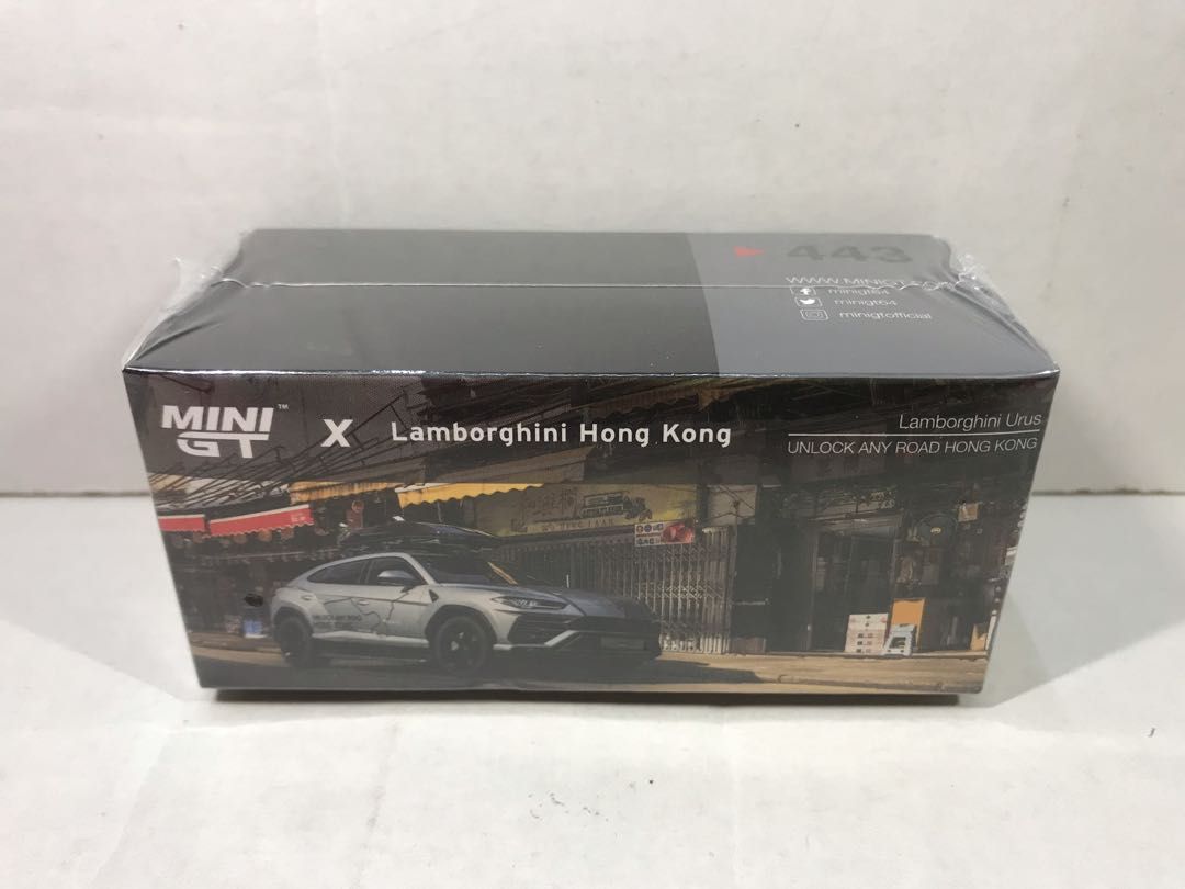 MINI GT Lamborghini Urus 香港限定 443 Minigt 443 Lamborghini Urus Unlock Any Road Hong Kong MINI