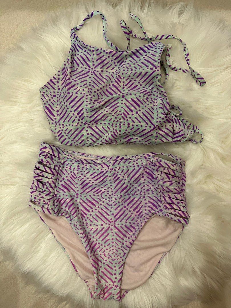 Monokinis 2 piece High waisted Bikini Swimwear Women s Fashion