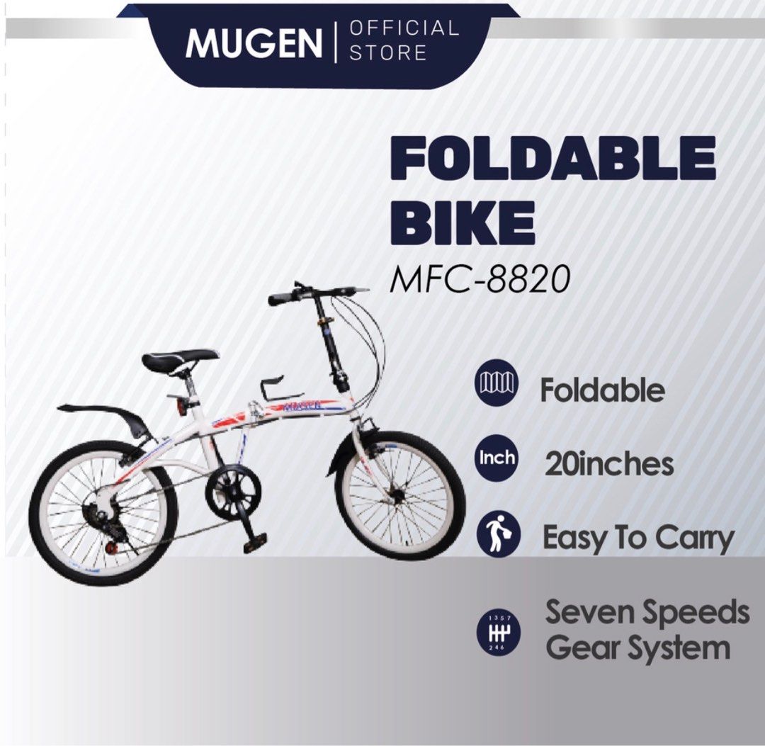 Mugen deals foldable bike