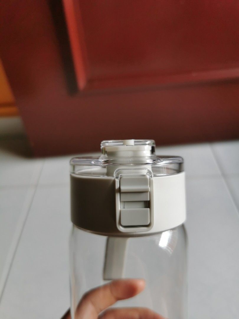 Muji clear travel bottle, Furniture & Home Living, Kitchenware