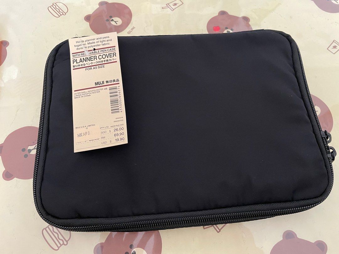 Muji planner cover for A5 size, 興趣及遊戲, 手作＆自家設計, 文具 Carousell