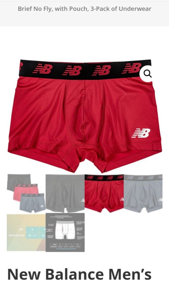 New balance boxer briefs, Men's Fashion, Bottoms, Underwear on Carousell