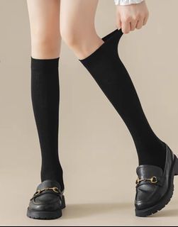 New Long Black Socks 42cm from heel
