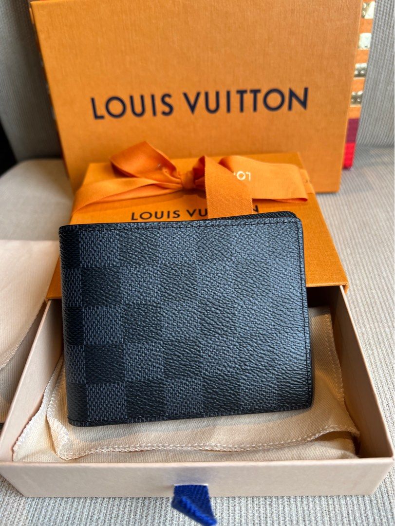NEW/AUTHENTIC LOUIS VUITTON Slender wallet Damier Graphite canvas, Luxury,  Bags & Wallets on Carousell