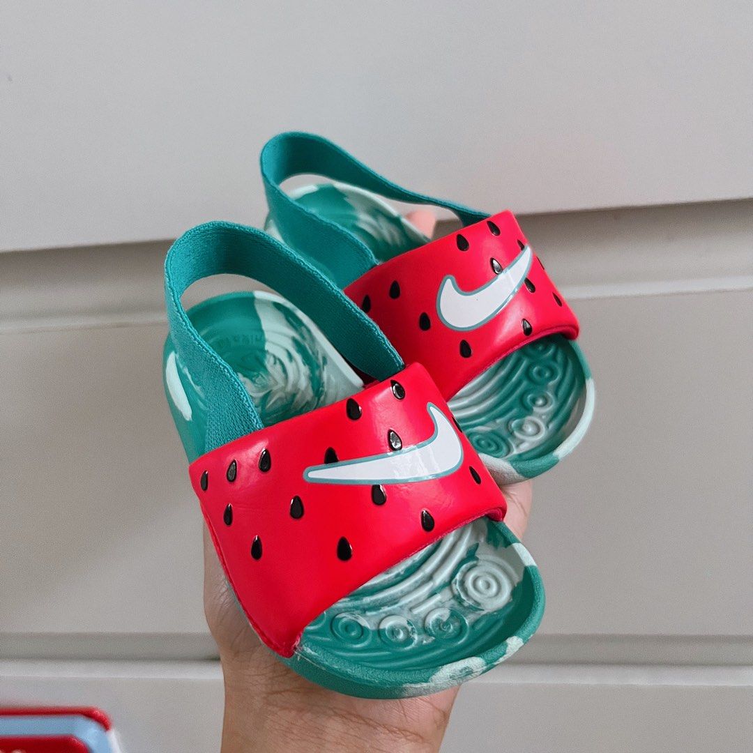 Nike slides best sale with fruit